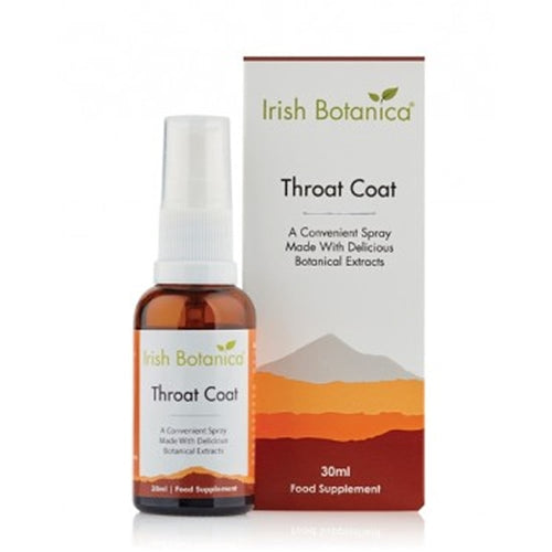 bottle of Irish Botanica Throat Coat