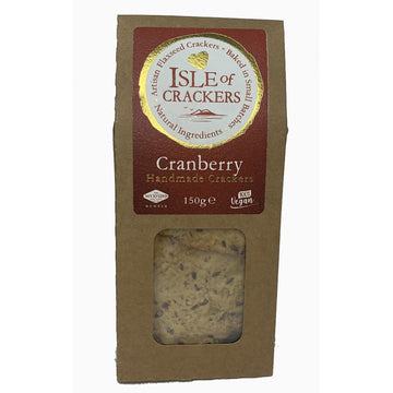 Isle of Crackers Cranberry Flaxseed Crackers