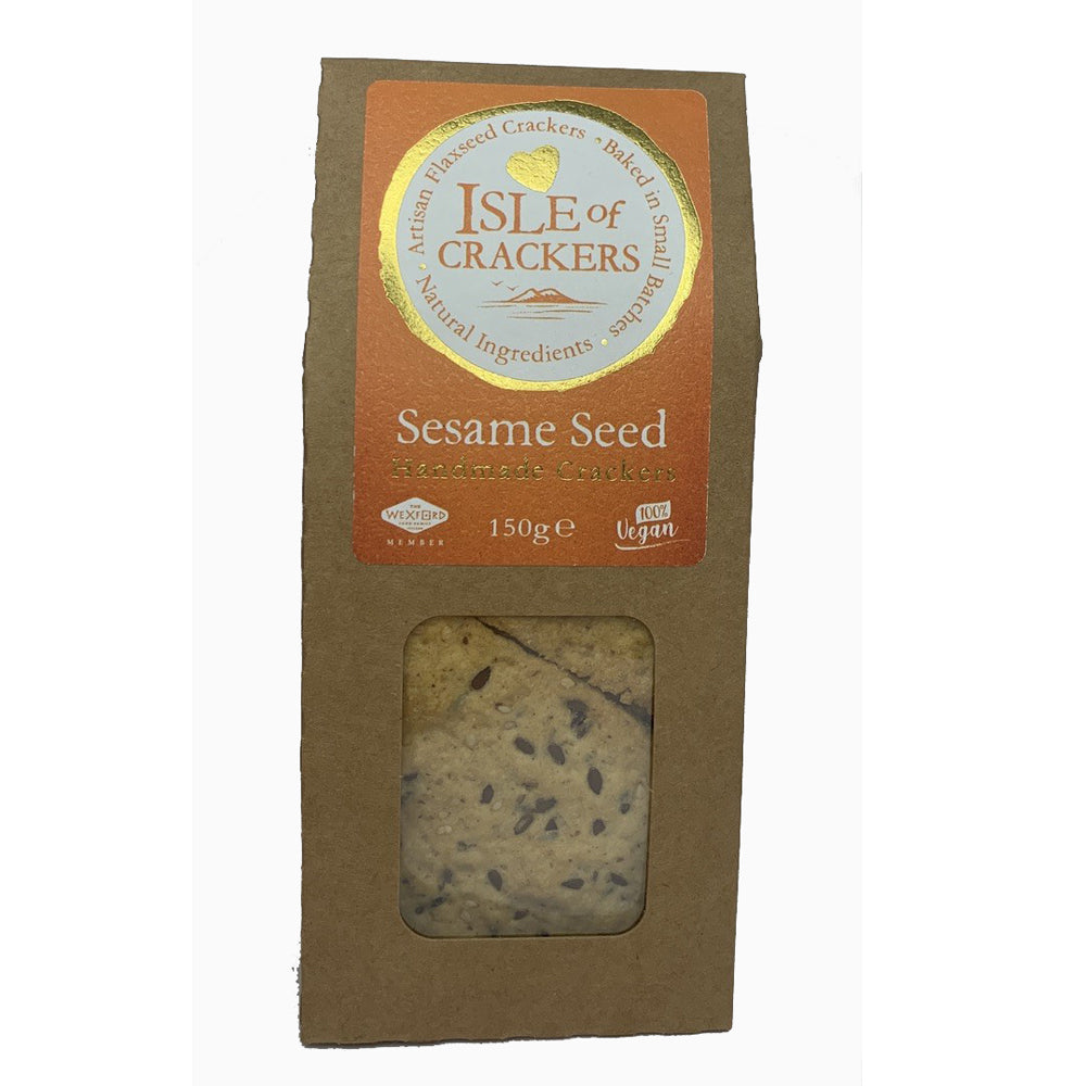 Isle of Crackers Sesame Flaxseed Crackers