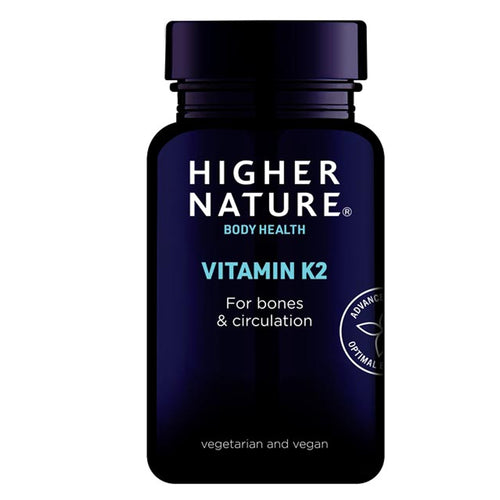 bottle of Higher Nature Vitamin K2