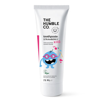 The Humble Co Natural Kids Toothpaste – Strawberry with Fluoride
