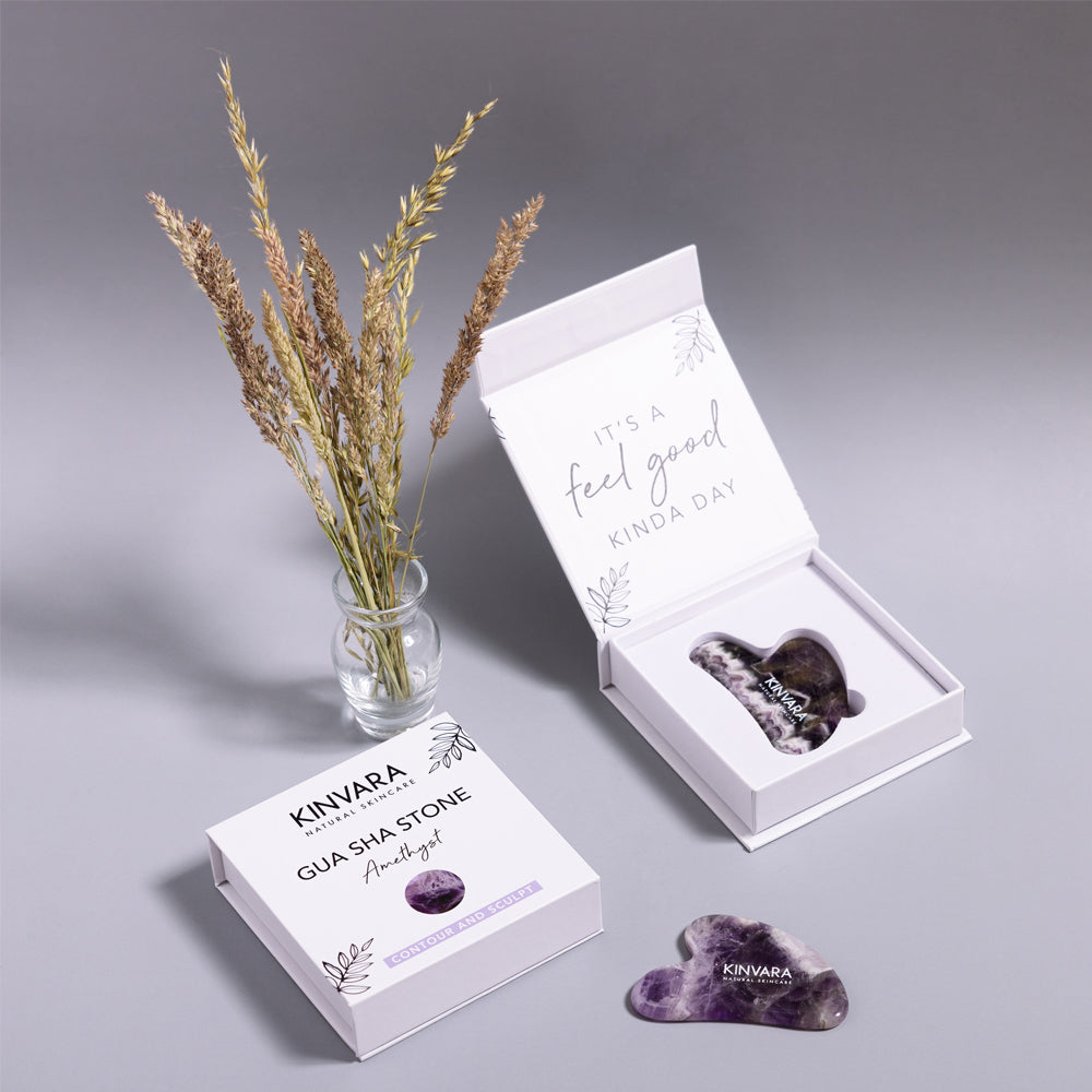 Kinvara Gua Sha Amethyst Boxed