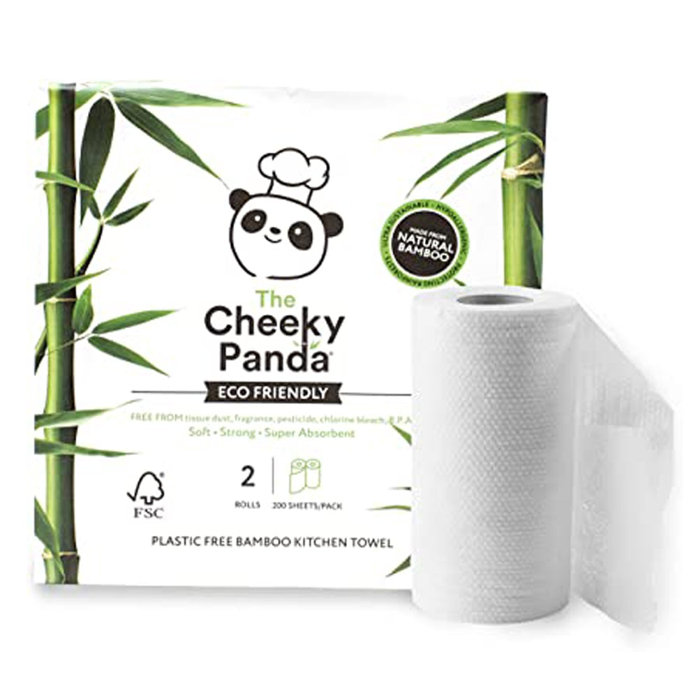 The Cheeky Panda Naturally Sustainable Plastic-Free Kitchen Roll
