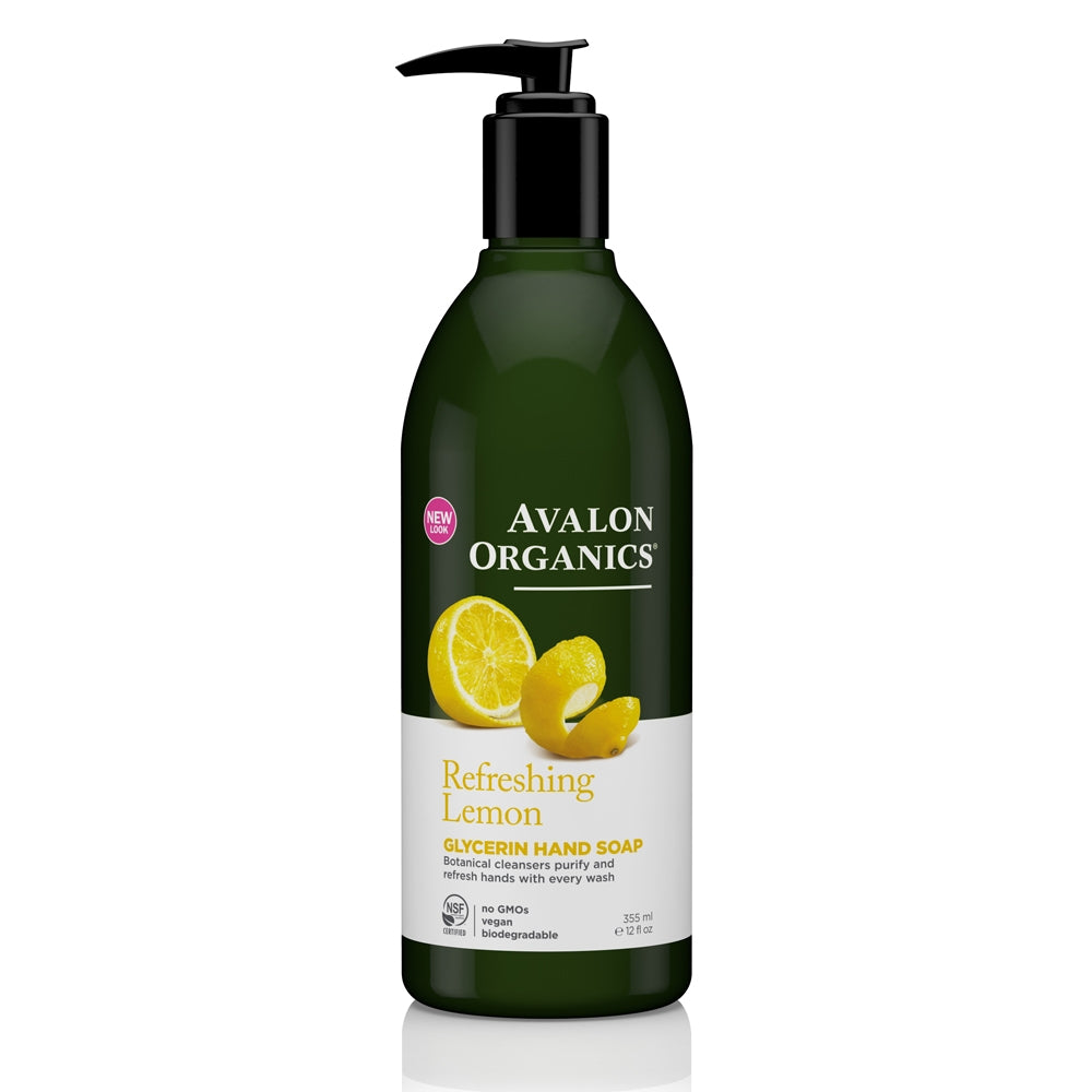 Avalon Organics Refreshing Lemon Glycerin Liquid Hand Soap