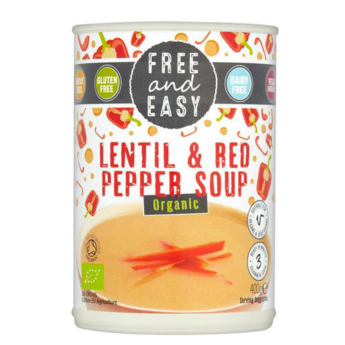 Free &amp; Easy Lentil &amp; Red Pepper Soup