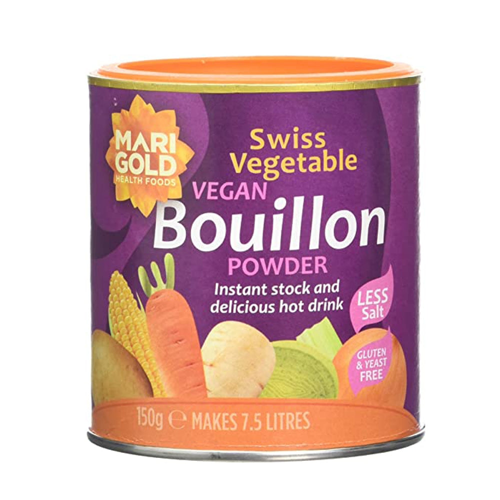 Marigold Less Salt Swiss Vegetable Vegan Bouillon Powder marigold-less-salt-swiss-vegetable-vegan-bouillon-powder