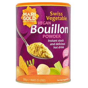 Marigold Less Salt Swiss Vegetable Vegan Bouillon Powder