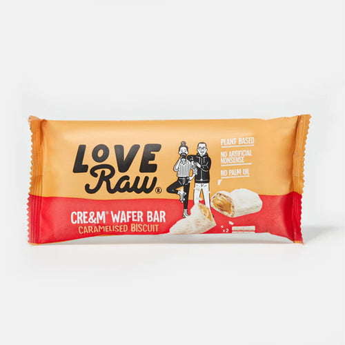 Love Raw Caramelised Biscuit Cre&amp;m Wafer Bar