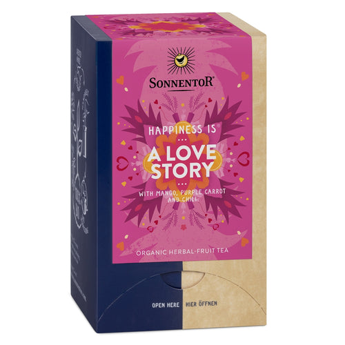 Sonnentor Organic Happiness Is A Love Story Herbal Tea - Mango, Purple Carrot &amp; Chilli