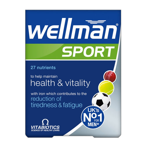 box of Vitabiotics Wellman Sport
