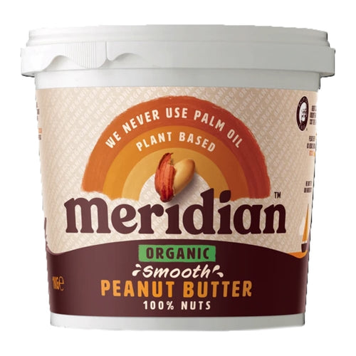Meridian Organic Smooth Peanut Butter tub