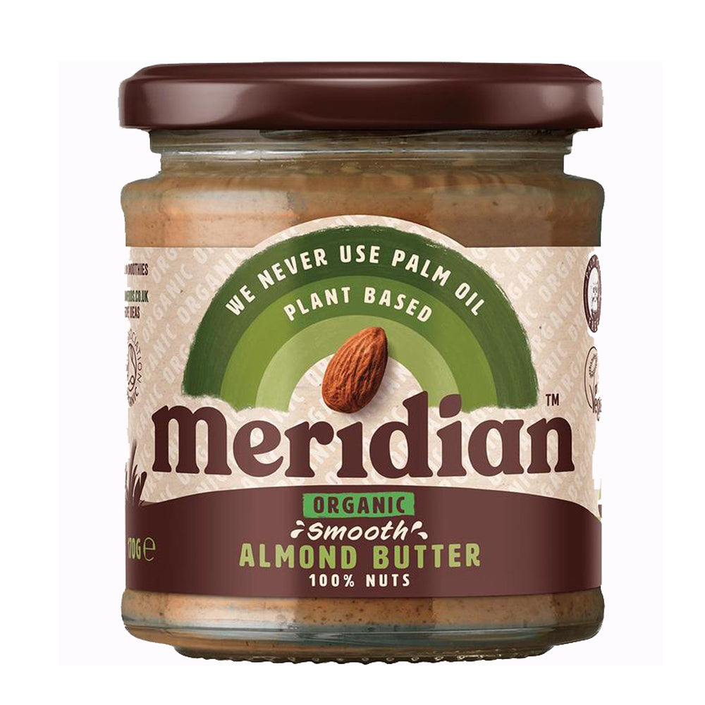 jar of Meridian Organic Smooth Almond Butter