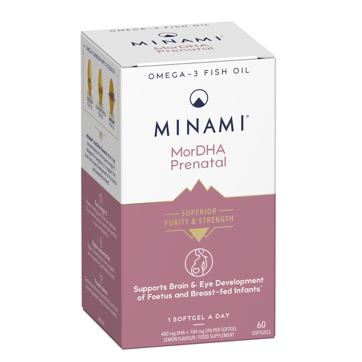 Minami Nutrition MorDHA Prenatal Omega-3 Fish Oil