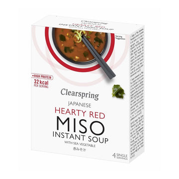 Clearspring Organic Instant Miso Soup - Hearty Red with Sea Vegetable