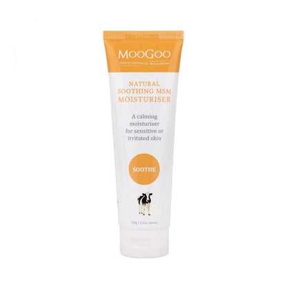 tube of MooGoo Soothing MSM Moisturiser