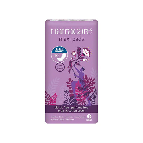 Natracare Night Time Natural Maxi Pads
