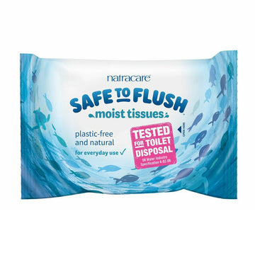 Natracare Safe to Flush Moist Toilet Tissues
