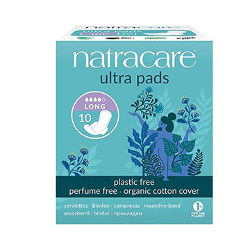 box of Natracare Ultra Long Period Pads