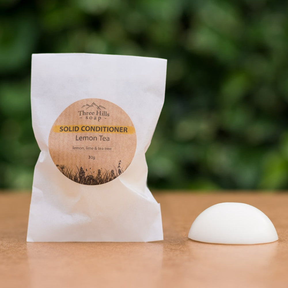 Three Hills Soap Solid Conditioner Bar - Lemon Tea