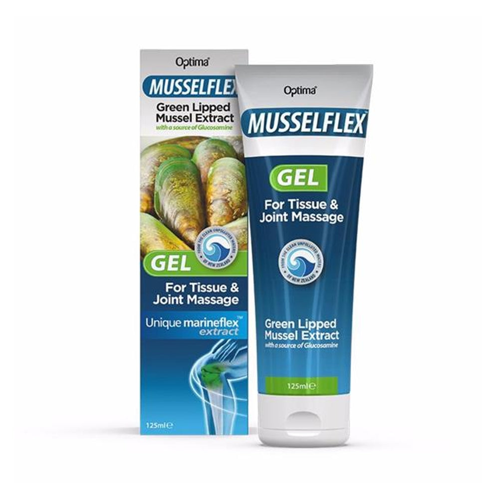 tube of Optima Musselflex Gel With Glucosamine