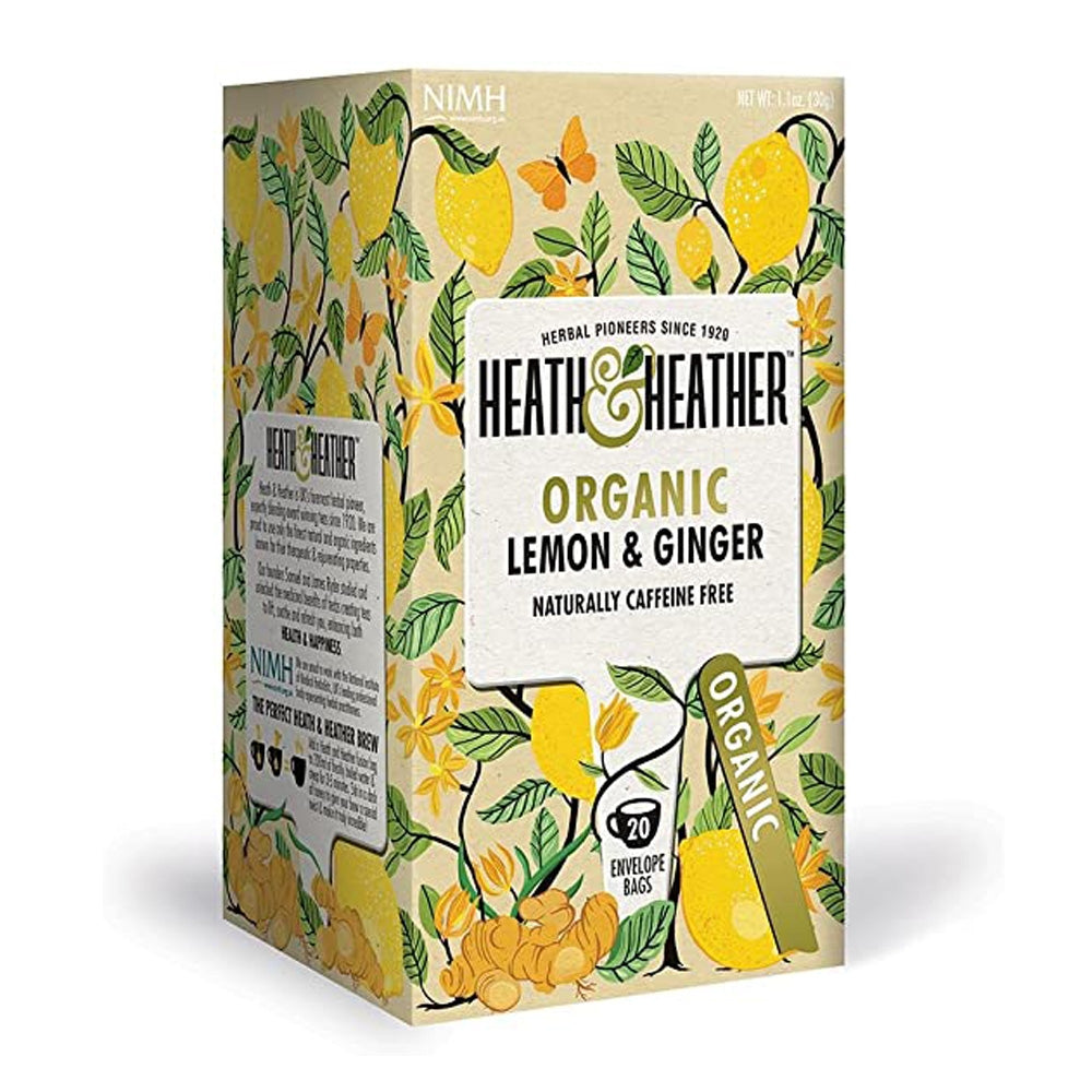 Heath &amp; Heather Organic Lemon &amp; Ginger Tea