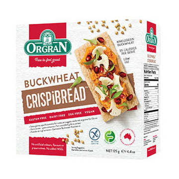 pack of Orgran Gluten Free Buckwheat Crispbread