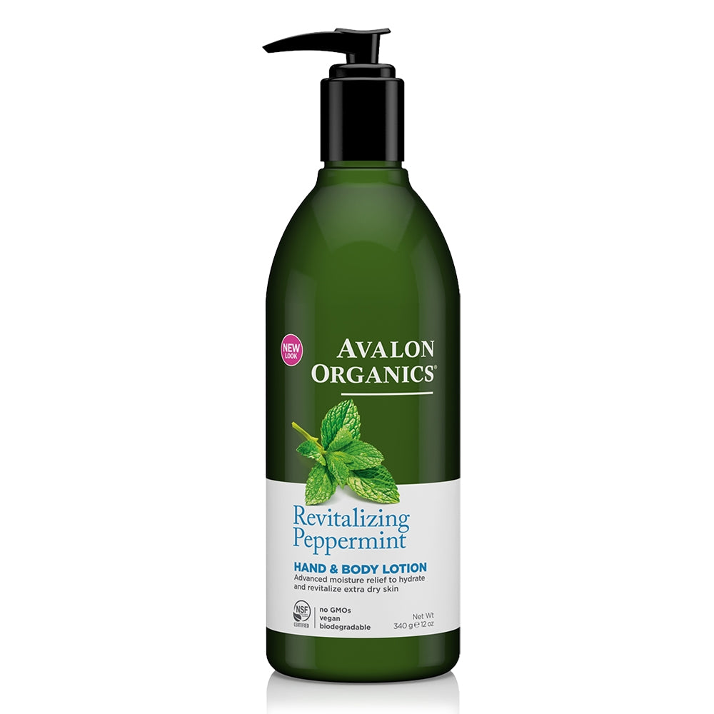 Avalon Organics Revitalising Peppermint Hand &amp; Body Lotion