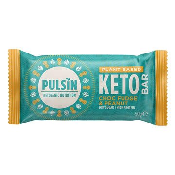Pulsin Choc Fudge &amp; Peanut Keto Bar