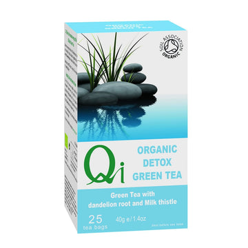 box of Qi Organic Detox Green Tea