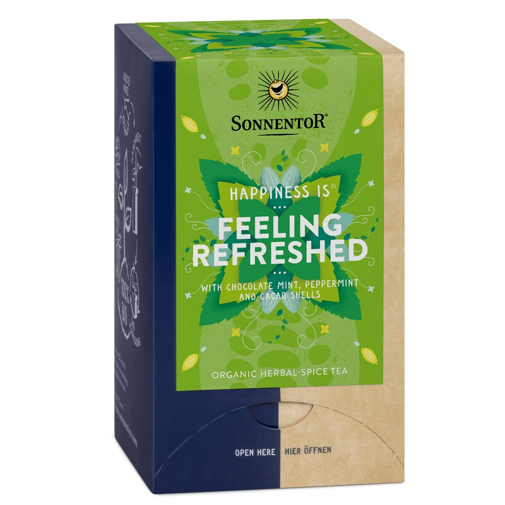 box of Sonnentor Organic Happiness Is Feeling Refreshed Organic Tea