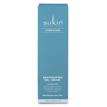 box of Sukin Hydration Rehydrating Gel Cream