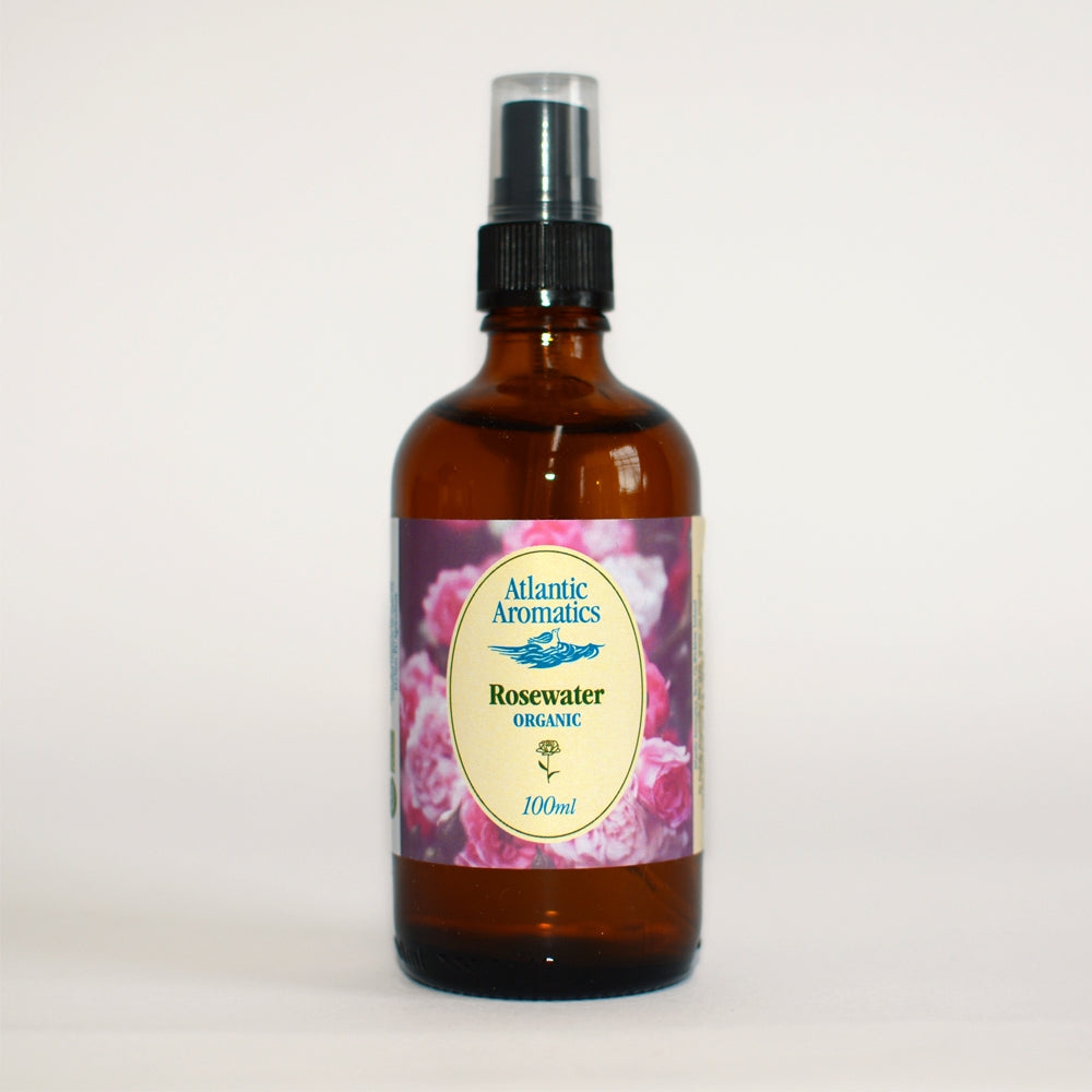 bottle of Atlantic Aromatics Organic Rosewater