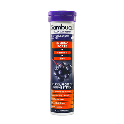 tube of Sambucol Black Elderberry Effervescent Tablets