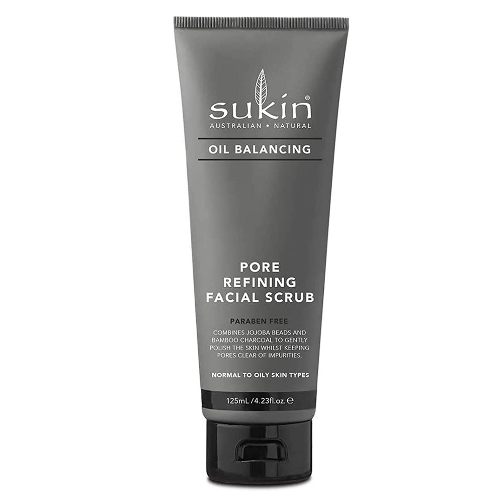 Tube of Sukin Oil Balancing Pore Refining Facial Scrub