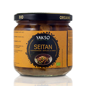 jar of Yakso Organic Seitan