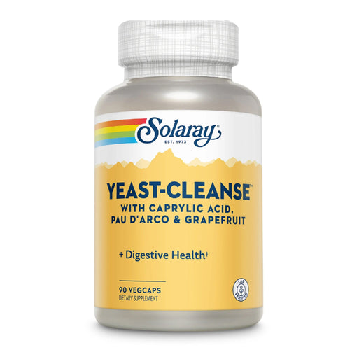 bottle of Solaray Yeast Cleanse