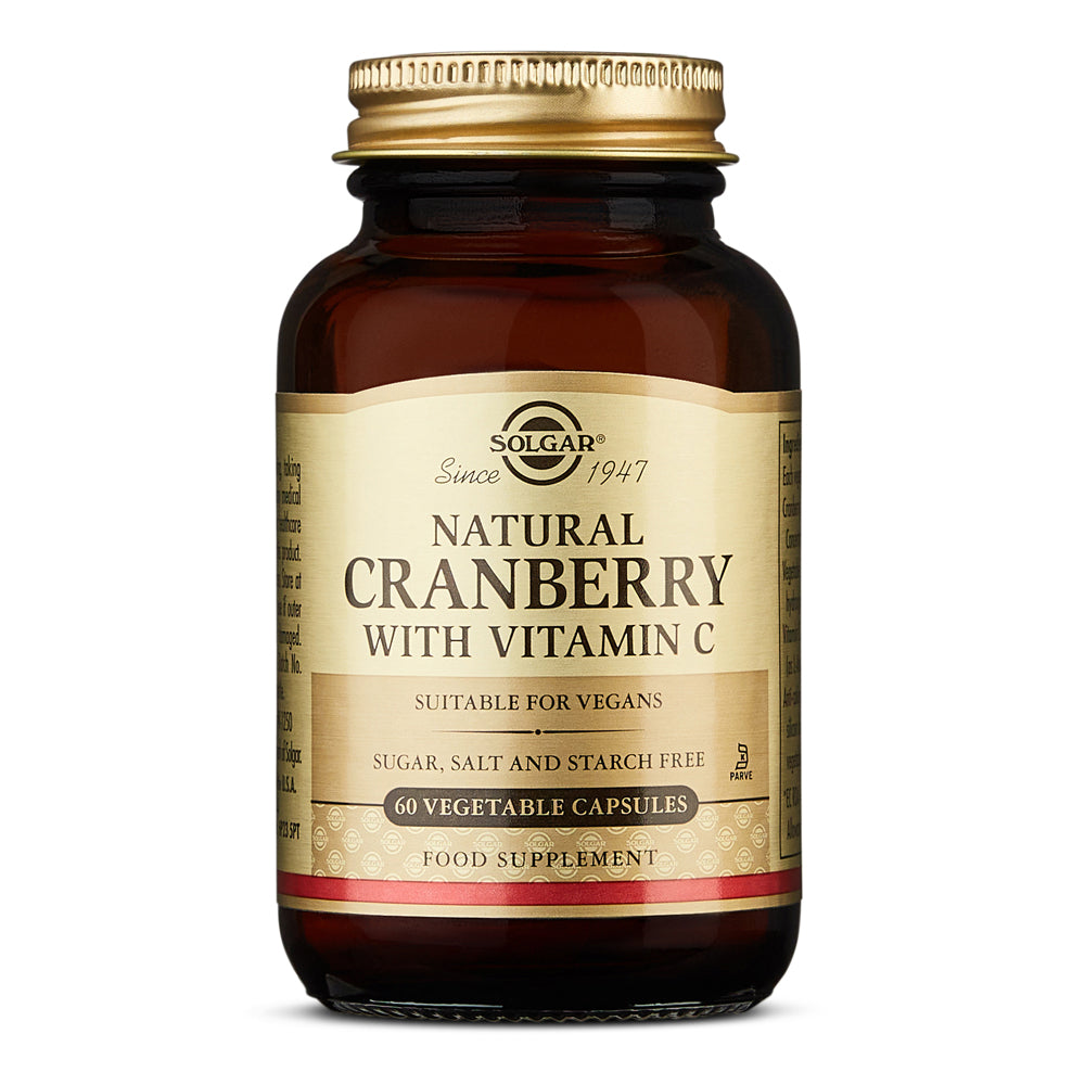 Solgar Natural Cranberry with Vitamin Cbottle of Solgar Natural Cranberry with Vitamin C