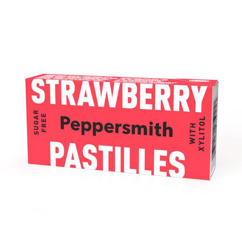 Peppersmith Strawberry &amp; Vanilla Xylitol Pastilles