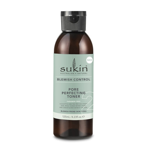 Bottle of Sukin Blemish Control Pore Perfecting Toner