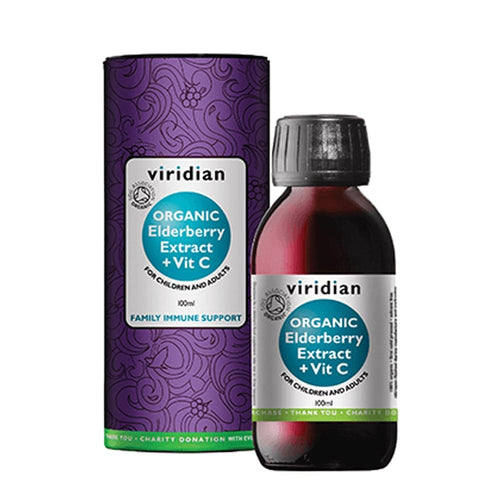 Viridian Organic Elderberry Extract + Vit C