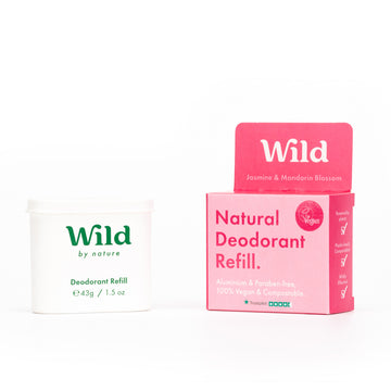Wild Natural Deodorant Jasmine &amp; Mandarin Blossom Deodorant Refill 