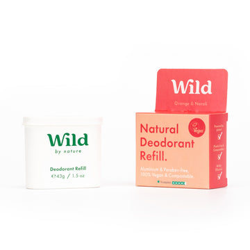 Wild Natural Deodorant Orange &amp; Neroli Deodorant Refill
