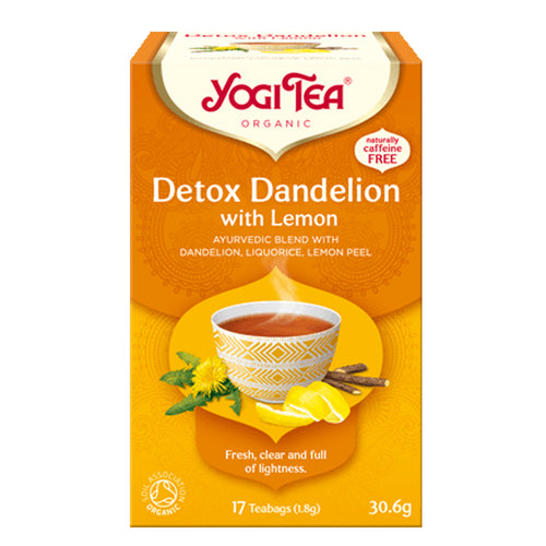 Yogi Tea Organic Detox Dandelion with Lemo