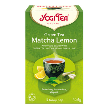 Yogi Tea Organic Green Tea Matcha Lemon